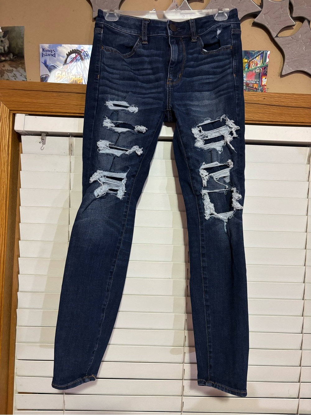 American Eagle Ripped Jeggings